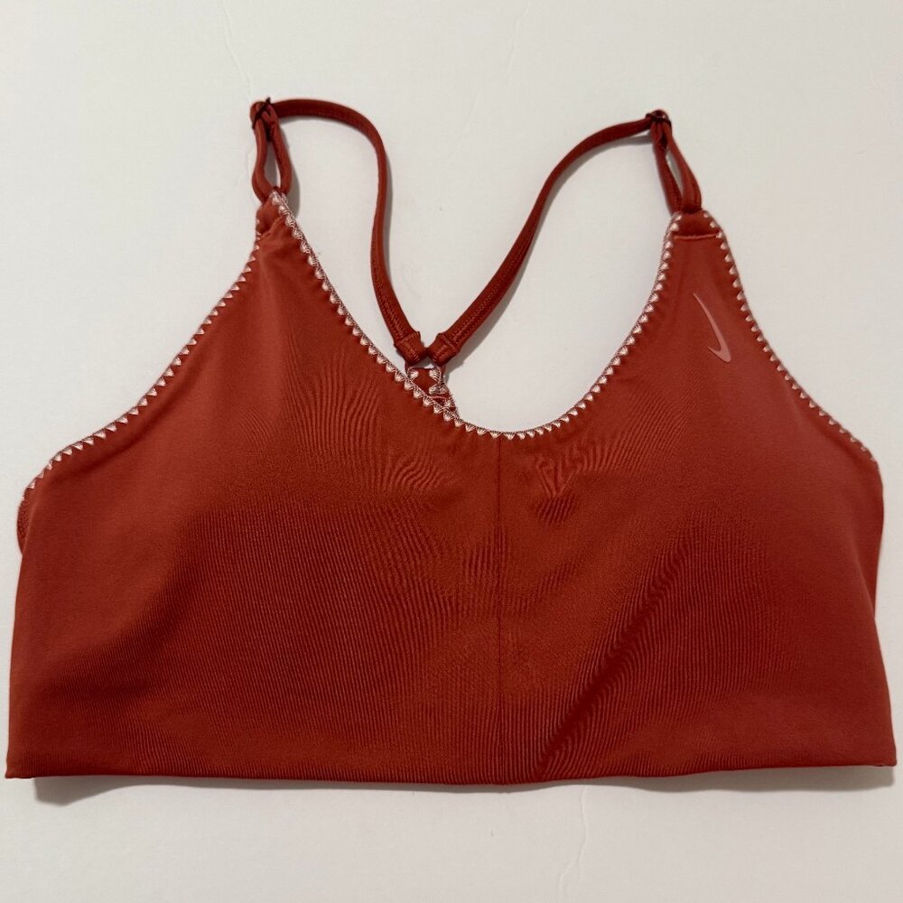 Nike Crochet Coral Indy Sportbra Size Small